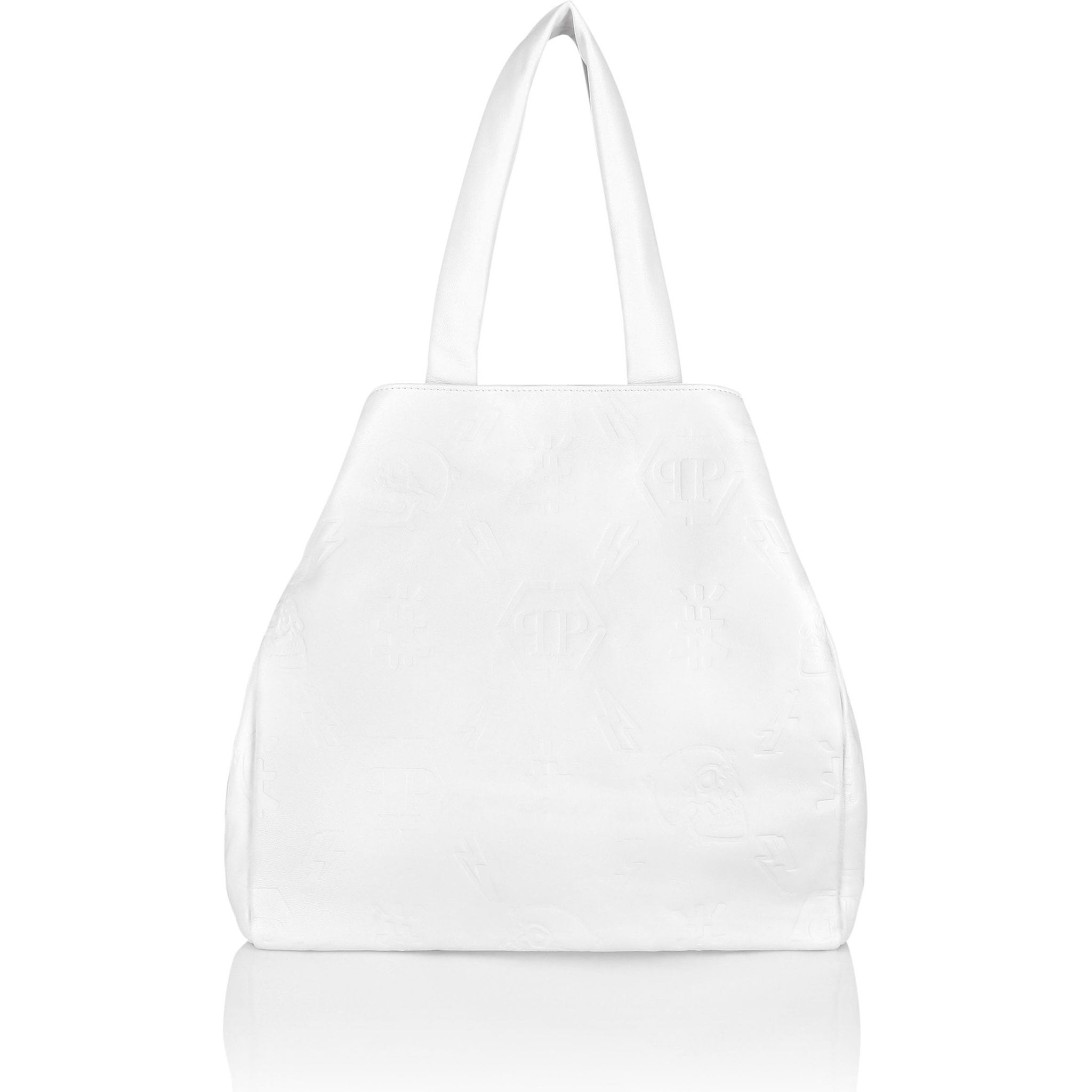 PHILIPP PLEIN Borsa con maniglie MONOGRAM