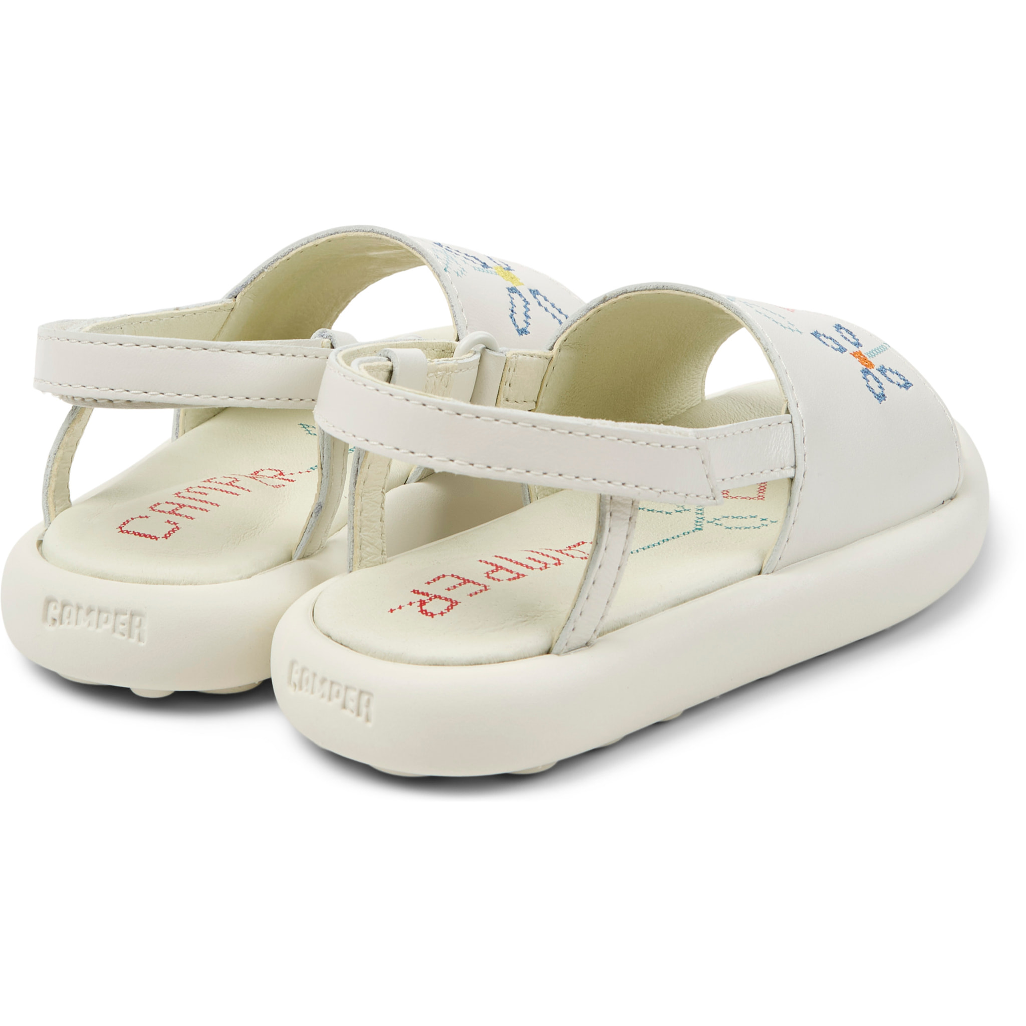 Sandali - CAMPER Pelotas Flota Sandal Twins - Bianco - Pelle liscia