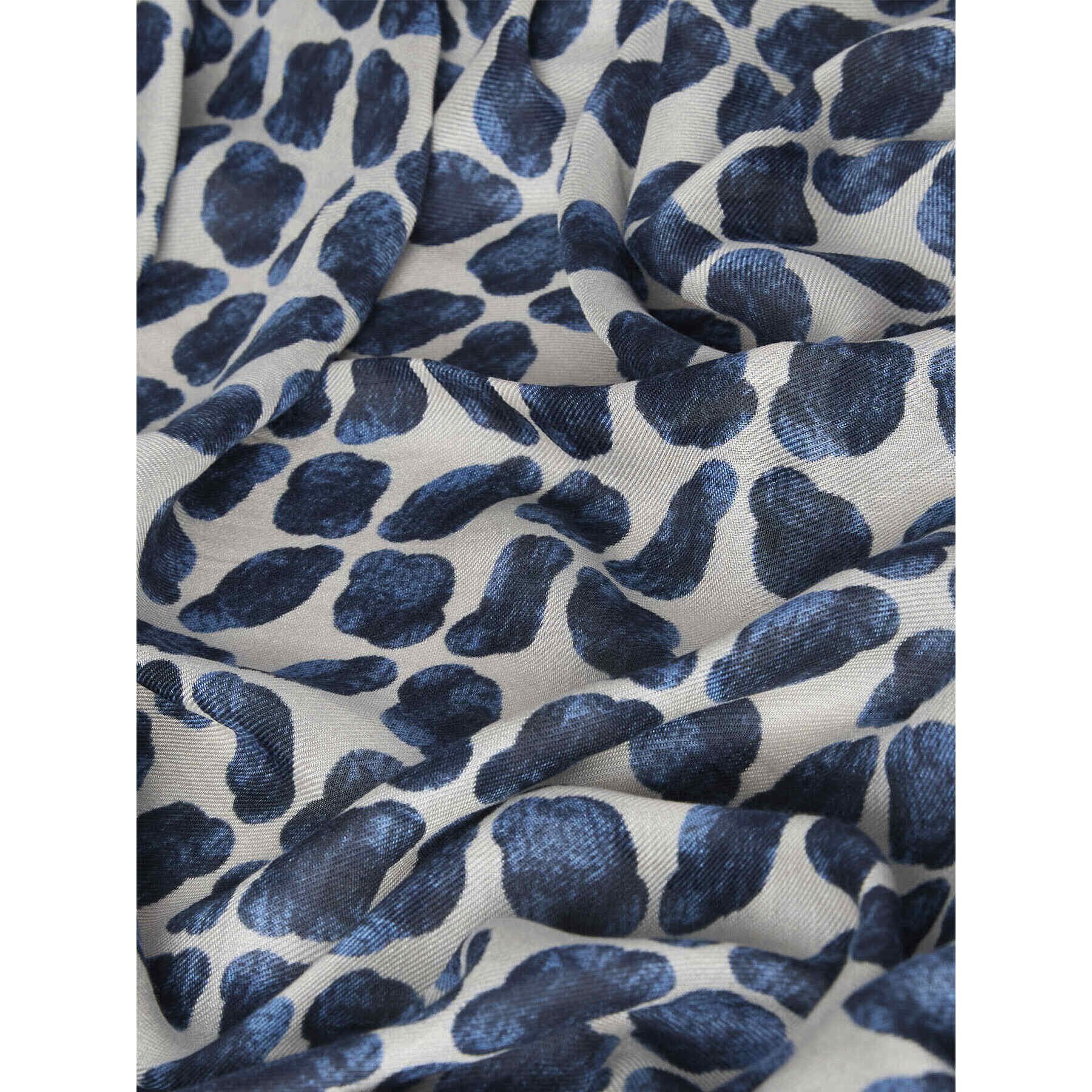 Elena Mirò - Estola estampada en modal - Azul