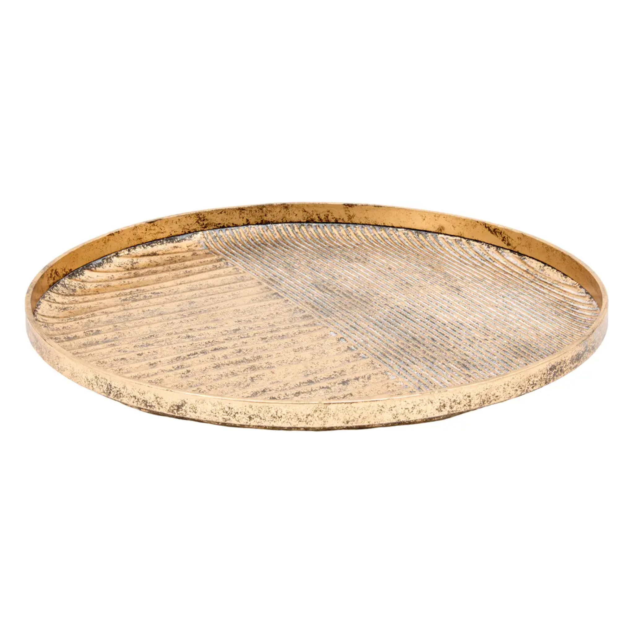 Centre de table Raquel rond D.48,5cm doré