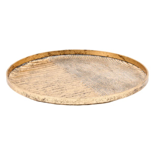 Centre de table Raquel rond D.48,5cm doré