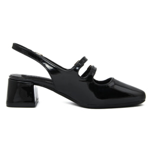 Slingback Donna colore Nero-Altezza tacco:5cm