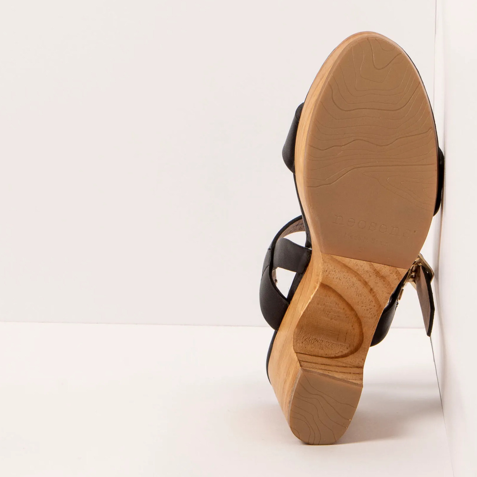 Sandalias con tacón S3272 NAPPA BLACK/ ST.LAURENT SANDAL color Black