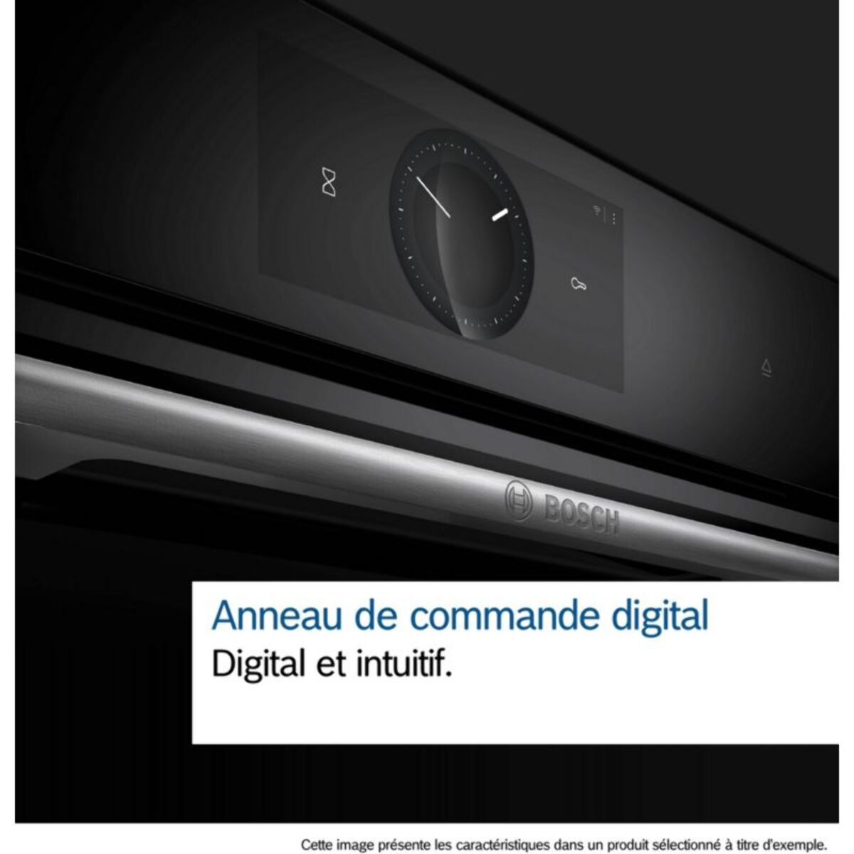Four micro onde combiné BOSCH CMG7761B1 série 8 Air Fry - Pyrolyse, Compact 45cm, Assistant IA, Wifi