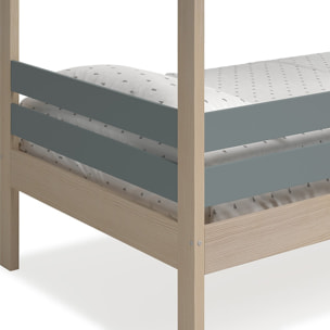 Lit cabane enfant en bois - VIOLETTE