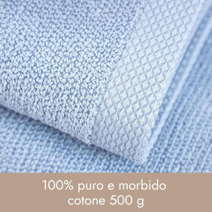 INTRECCI HOME Telo Doccia, Asciugamano Grande in Puro Cotone 500 g, , Morbidezza Extra, Assorbenza Superiore, Elegante e Durevole,