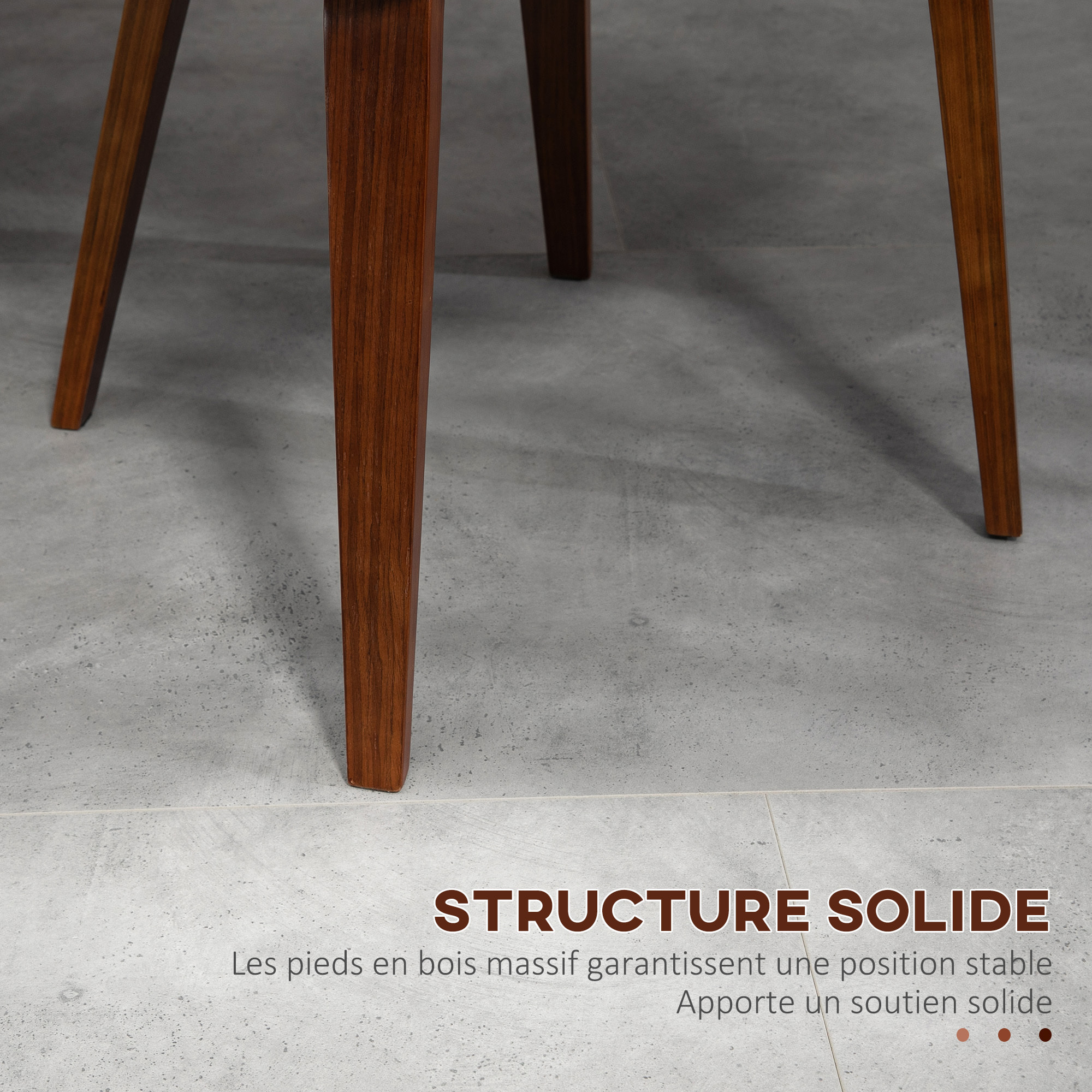 Lot de 2 chaises – Esprit vintage – Idéal salle à manger