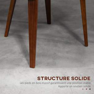 Lot de 2 chaises – Esprit vintage – Idéal salle à manger