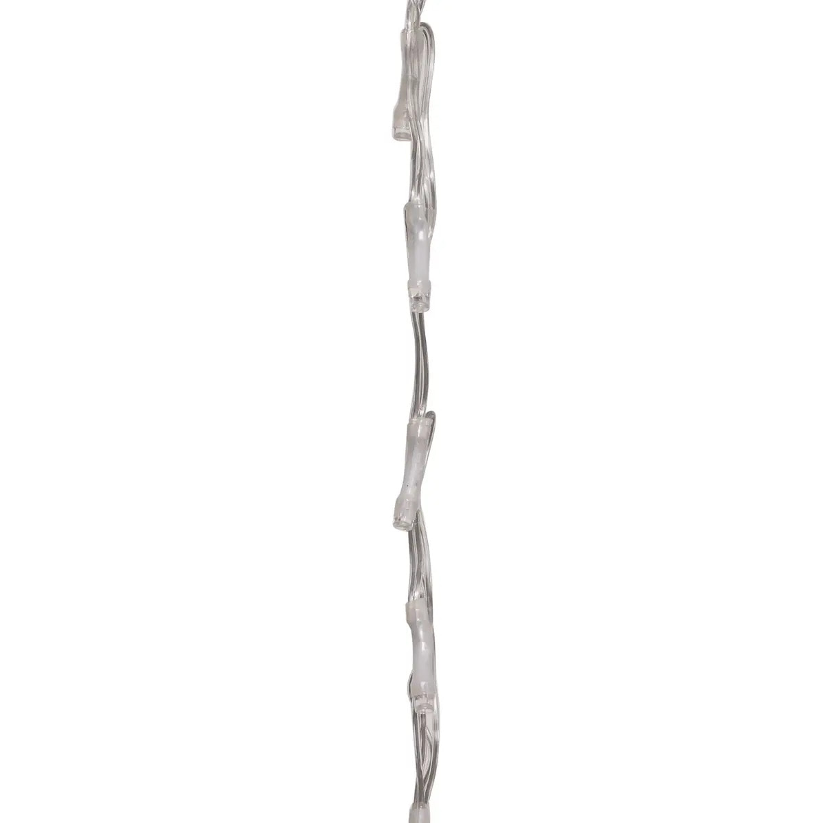 Rideau lumineux stalactite d'extérieur 20 m 1200 LED blanc froid à effets avec minuteur sur secteur