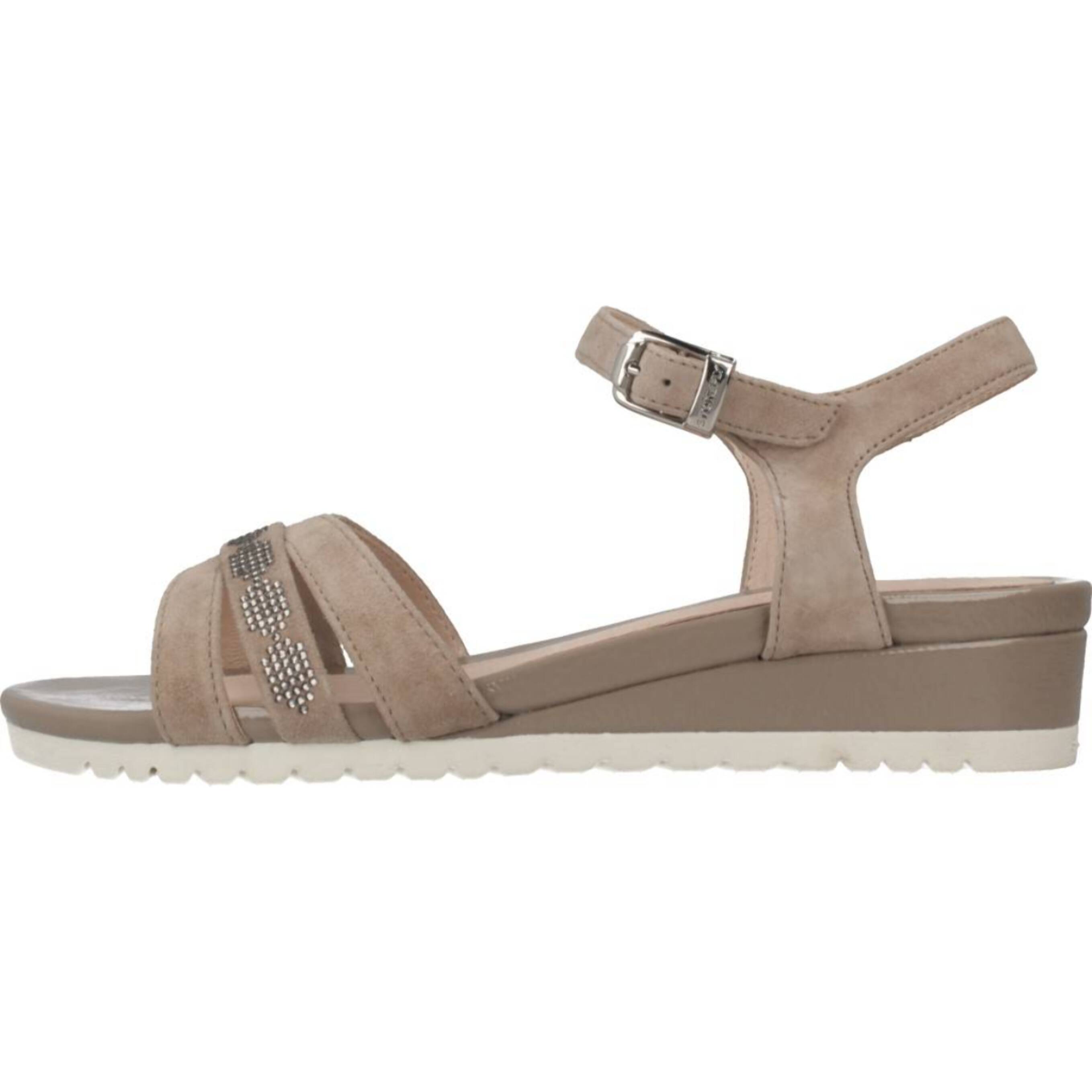 Sandalias Mujer de la marca STONEFLY  modelo CHER 3 GOAT SUEDE Light Brown