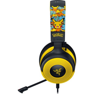 Casque gamer RAZER KRAKEN V4 X POKÉMON KANTO STARTERS ED