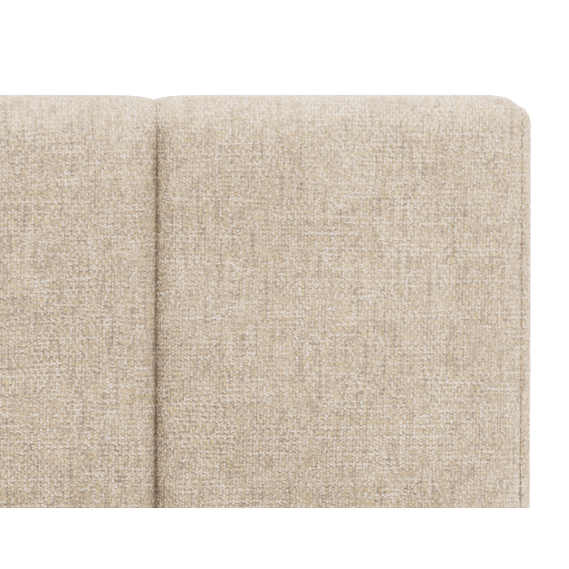 Beanie - lit coffre - 160x200 cm - en velours - sommier inclus - Beige