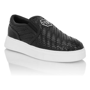 PHILIPP PLEIN Zapatos de plataforma sin cordones HEXAGON