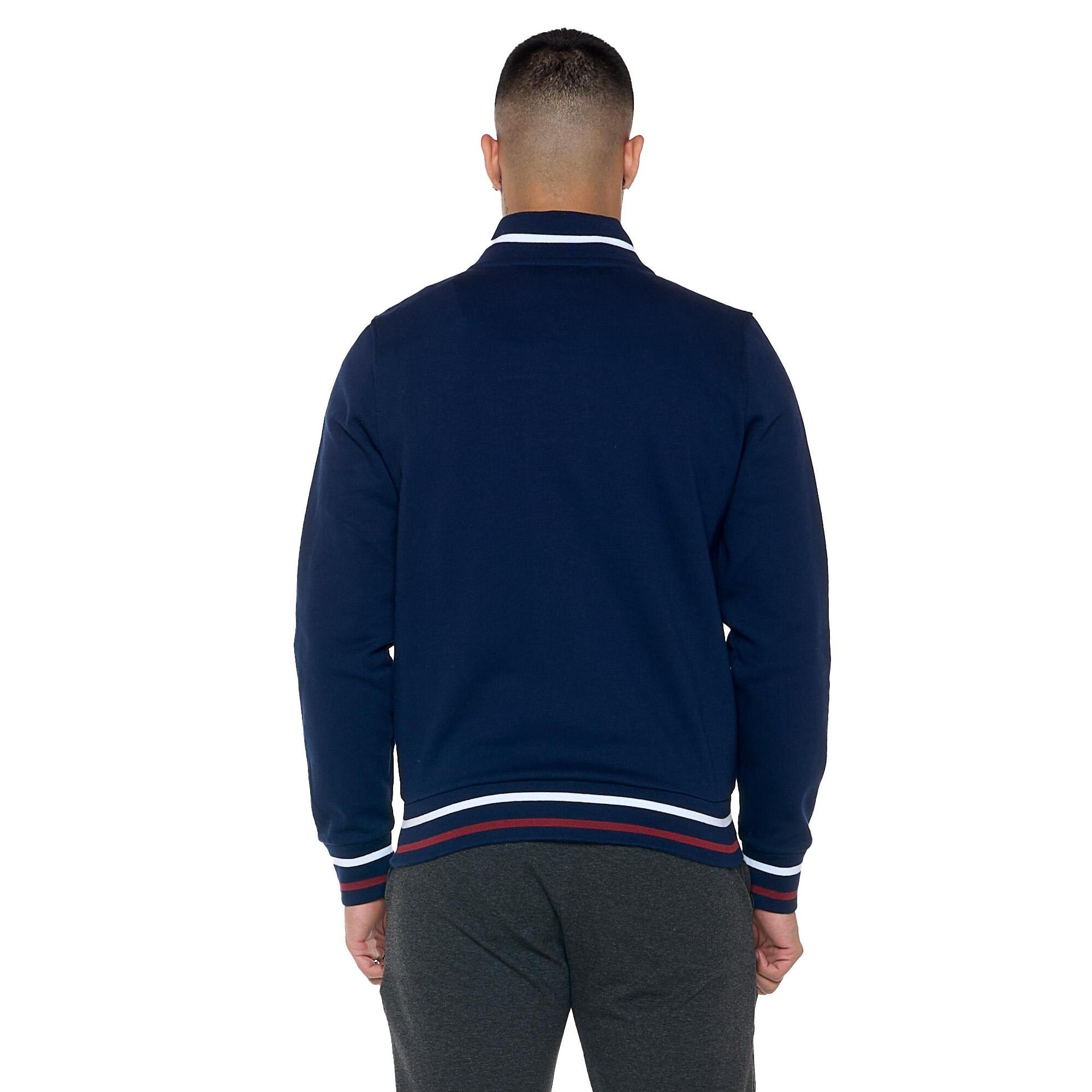 Bomber invernale da uomo con bottoni "Varsity"