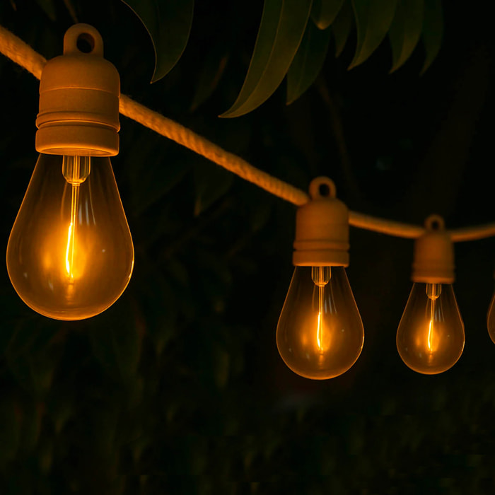Guirlande solaire FANTASY CORD 10LED 8M