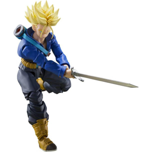 Dragon Ball Z S.h. Figuarts Action Figura Super Saiyan Trunks (the Boy From The Future) 14 Cm Bandai Tamashii Nations