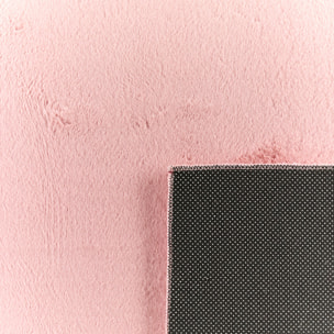 NUBE - Tapis doux et moelleux à poils courts rose - NUB6000ROS