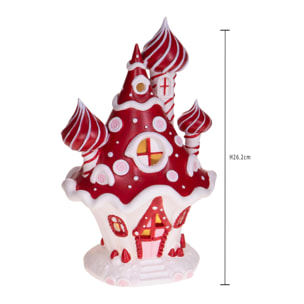 Casa fungo e caramelle - Pezzi 1 - 16,7xH26,2x15,4cm - Bianchi Dino SpA