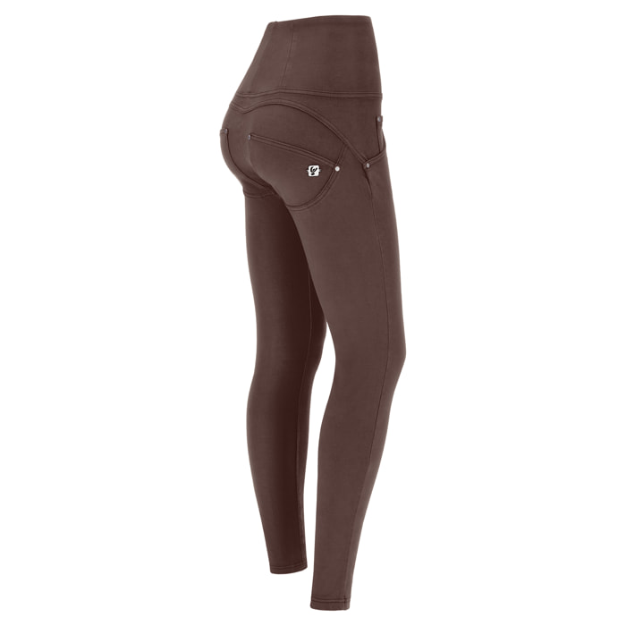 Pantaloni push up WR.UP® vita alta superskinny tessuto navetta