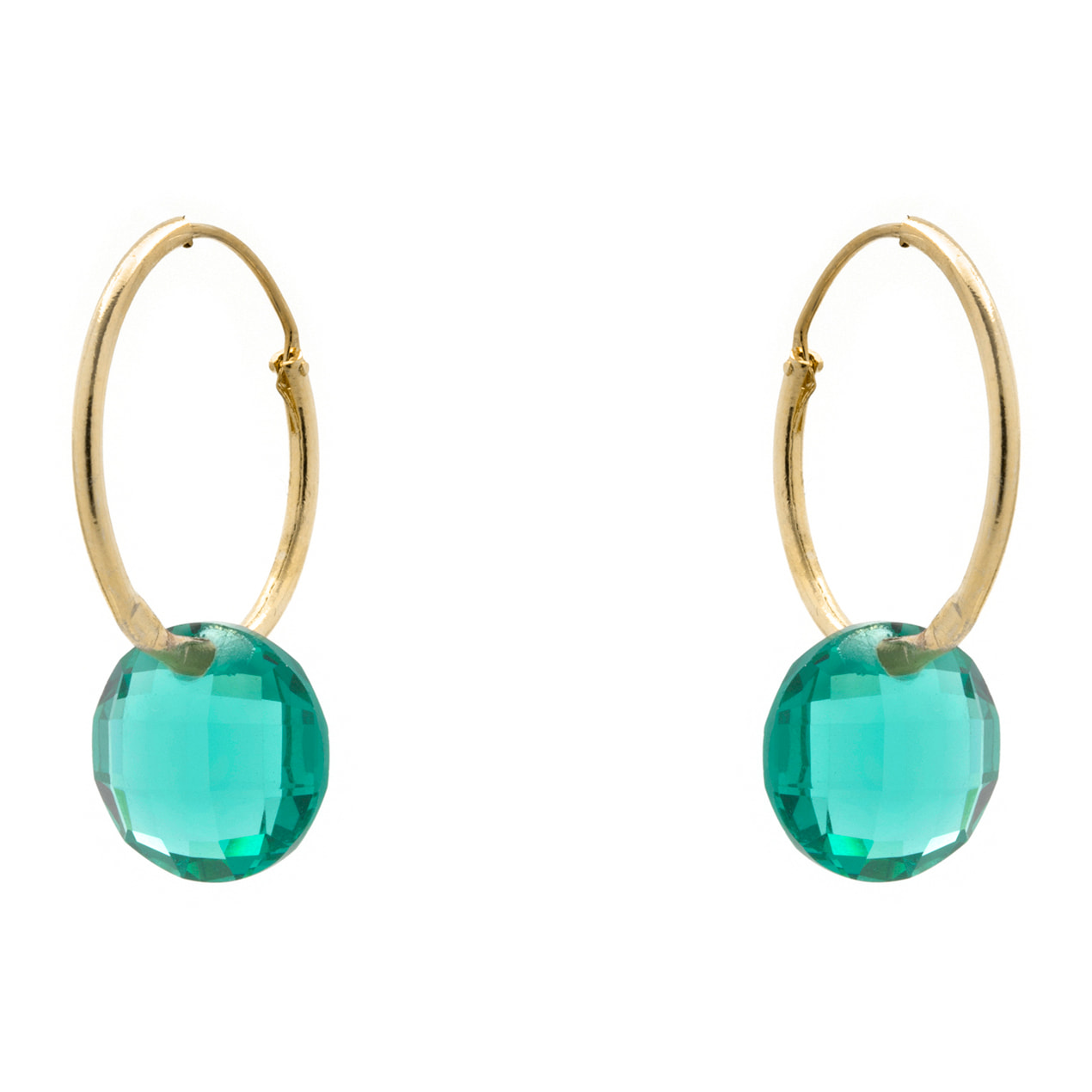 Pendientes Jafam acabado oro amarillo 18k