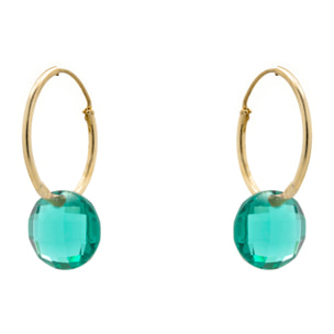 Pendientes Jafam acabado oro amarillo 18k
