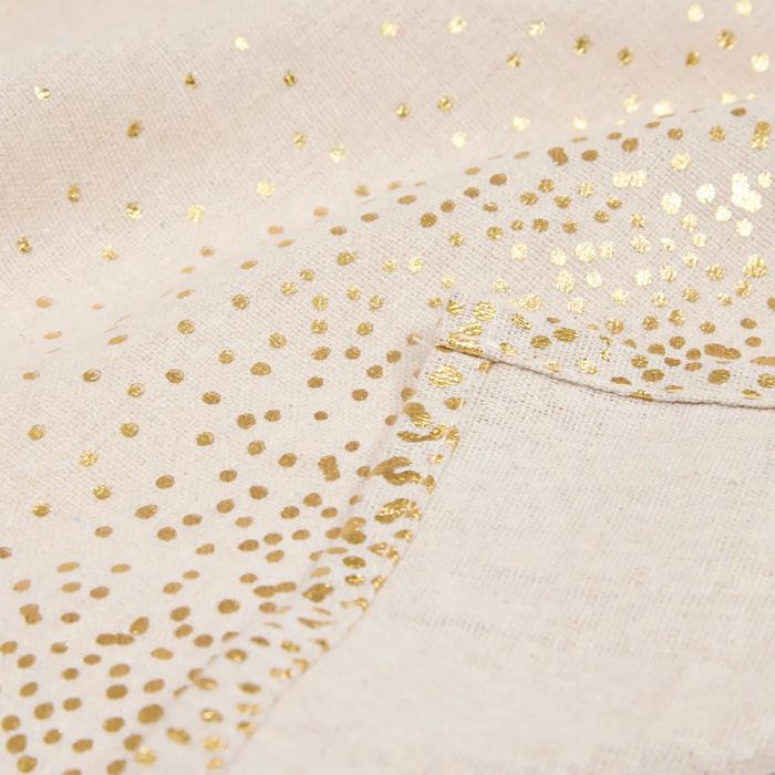Nappe imprimée léopard 140x240cm beige