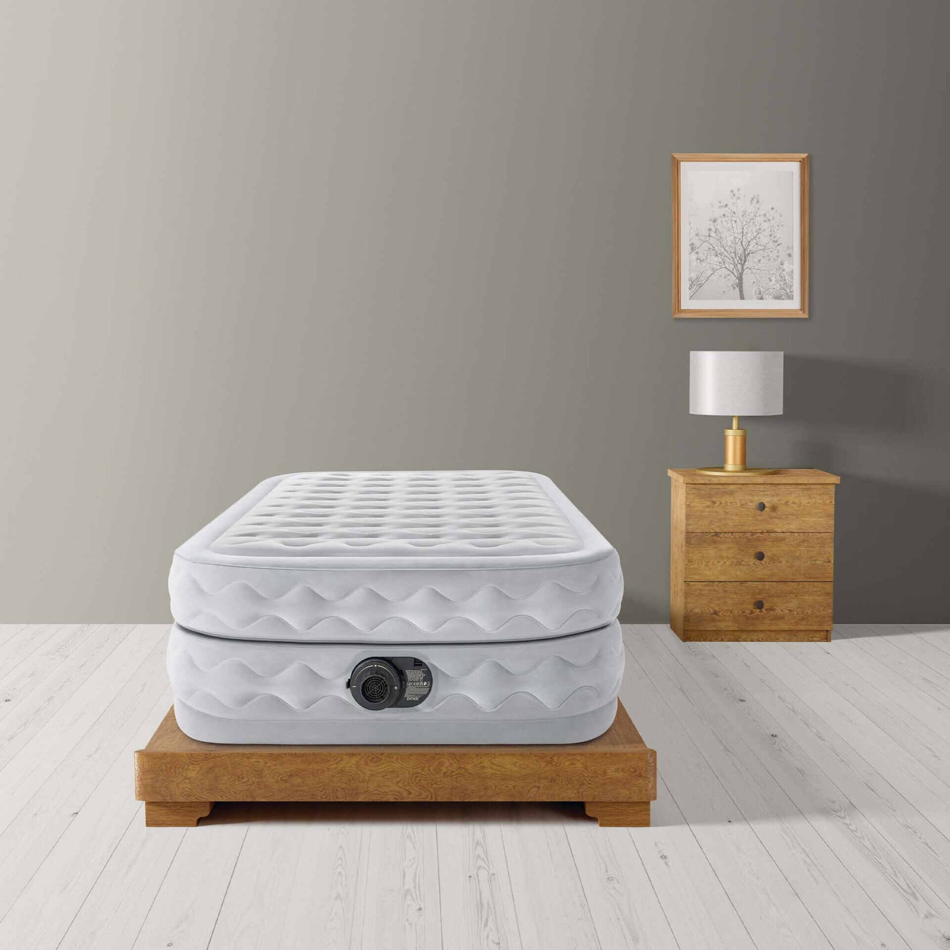 Intex Materasso Gonfiabile Dura-Beam Supreme Air-Flow Autogonfiante, 99x191x51 cm