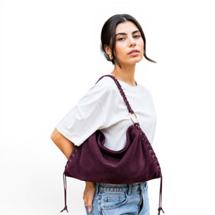 Bolso de hombro Cheval Firenze Daisy Burdeos