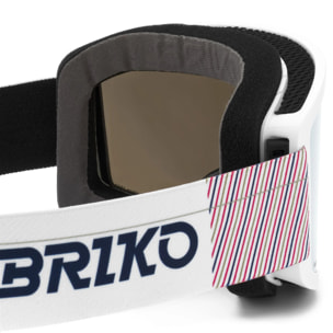 Maschere /Occhiali Protettivi Briko Uomo Donna Bianco Frostbite France