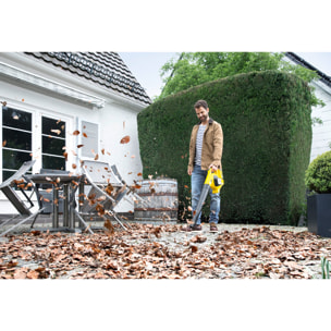 Souffleur de feuilles Karcher LBL 2 - Vitesse air 110 km/h- Volume air 450 m³/h- Batterie 18V 2-5 Ah