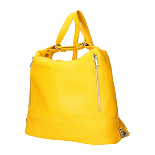 Borsa a spalla convertibile Anjelica - Vera pelle - 33.0 x 31.0 x 12.0 cm