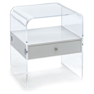 Tomasucci Table basse / chevet PANOLIA TRANSPARENTE