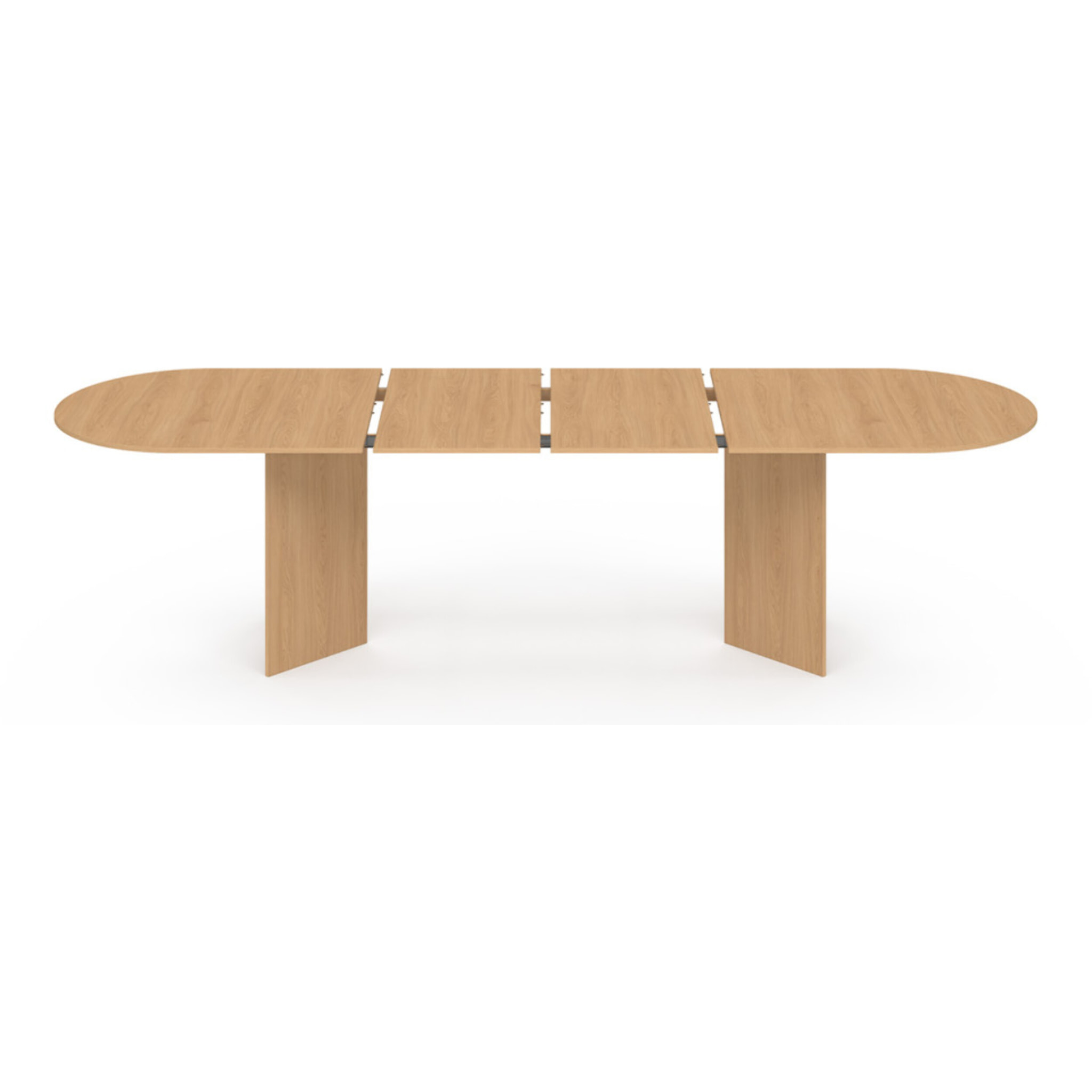 Table à manger extensible Gabin 200-300cm effet hêtre