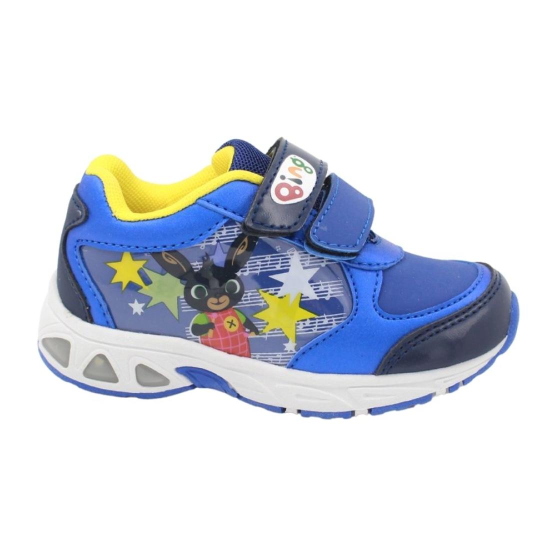 Sneakers Bing Scarpe con Luci Bambino Blu e Giallo Lui Bing Blu