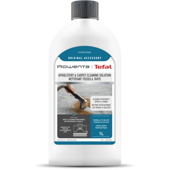 Détergent ROWENTA pour détacheur / shampouineuse - 1 litre