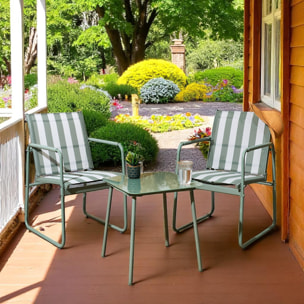 Salon De Jardin Namur 2pcs Beige