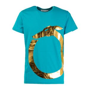 TRUSSARDI t-shirt uomo teal