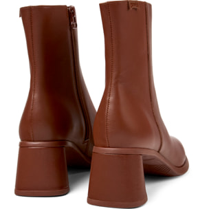 Botines - CAMPER Kiara - Rojo - Cuero liso
