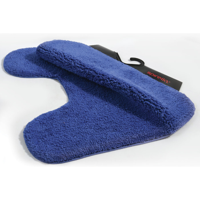 Tapis de bain Coton CAROLINA Bleu Spirella