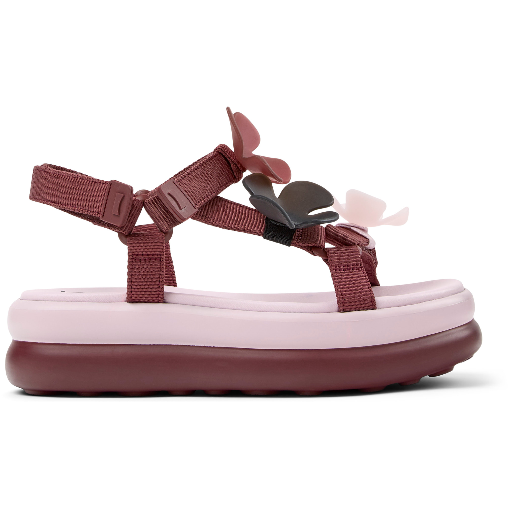 Sandalias - CAMPER Pelotas Flota Up Twins - Burdeos - Textil técnico