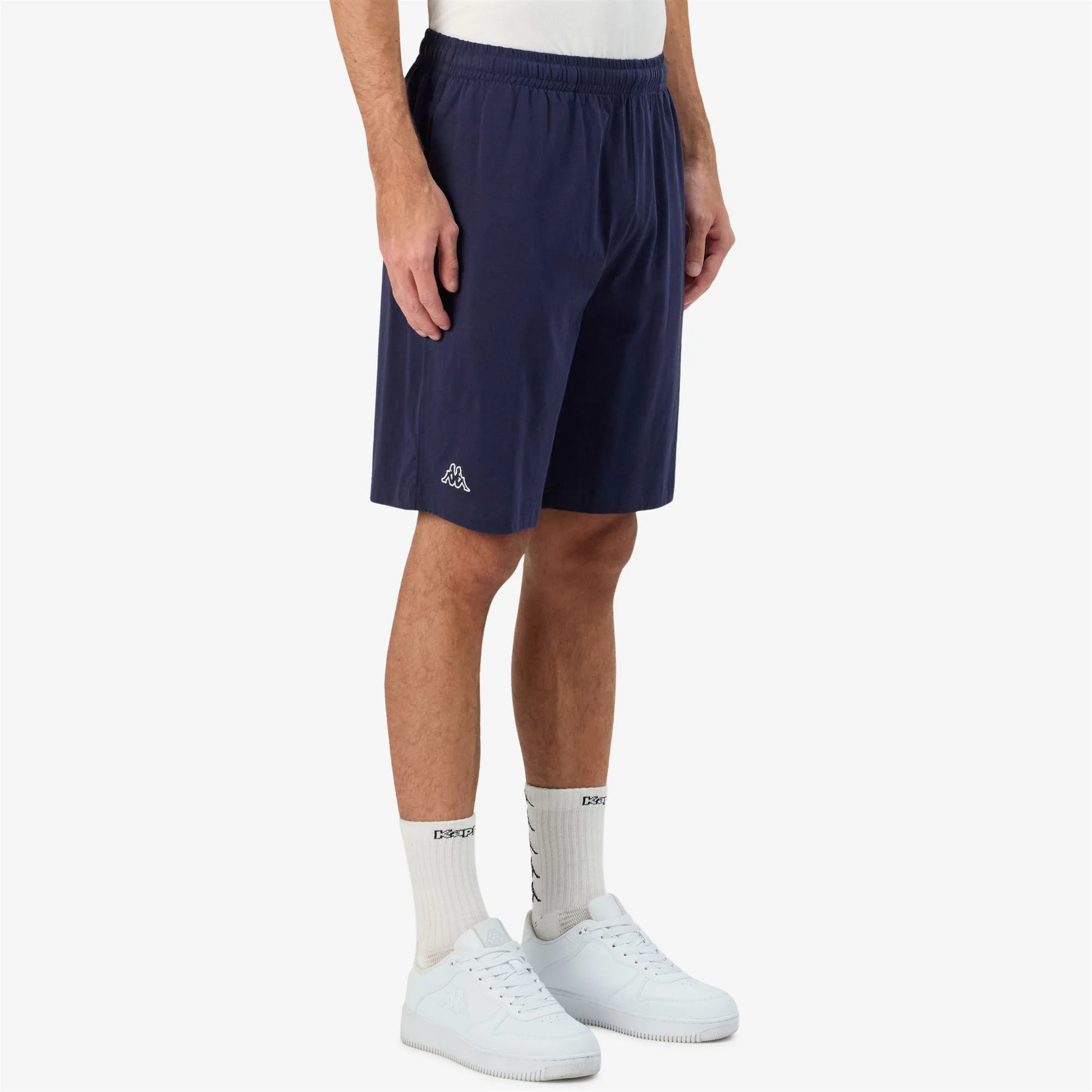 Kappa - Pantaloni Corti Uomo Blu - Logo Cabog