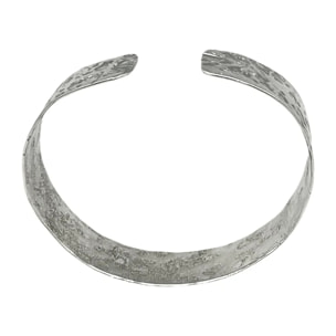 Pulsera brazalete Alunizaje Pícolo en latón plata 10µ