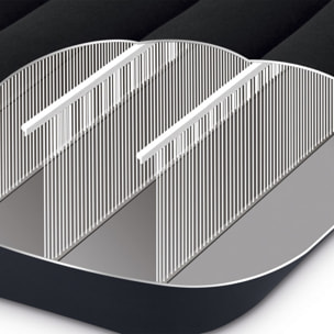 Intex Materasso Gonfiabile Dura-Beam Pillow Rest Matrimoniale con Pompa Elettrica Incorporata, 152x203x25 cm