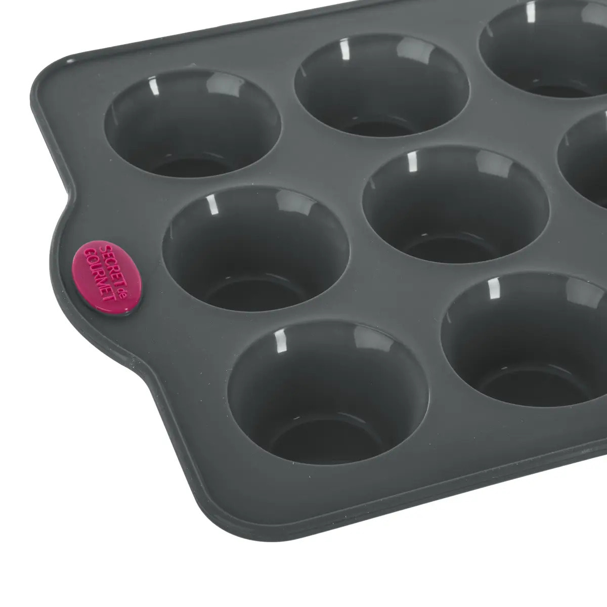 Moule 12 muffins silicone- Noirrouge Silitop