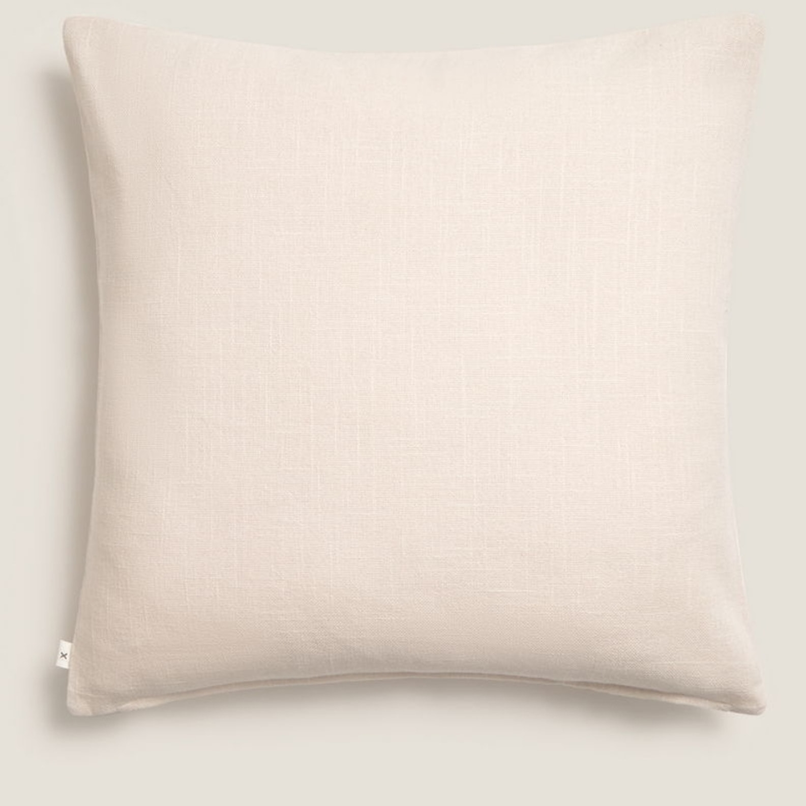 Funda de cojín algodón hojas bordadas Drejasa color gris piedra 100% Algodón