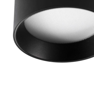 MIZU Plafón negro 8W