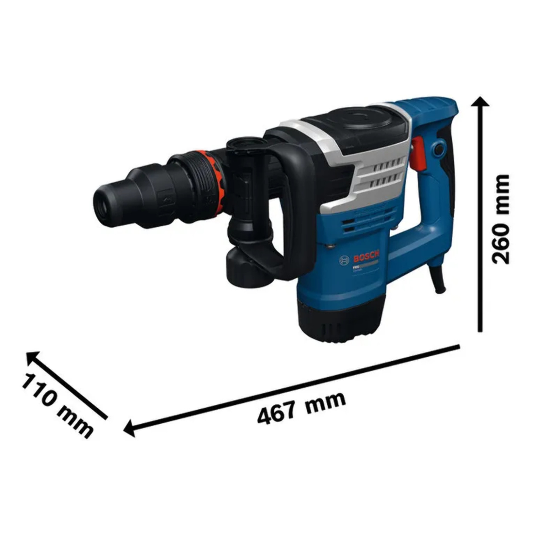 Marteau-piqueur SDS max 1100W - PRO GSH5MX - BOSCH - coffret - 0611338901