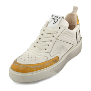 Sneakers Donna - Colore : White_Ocra
