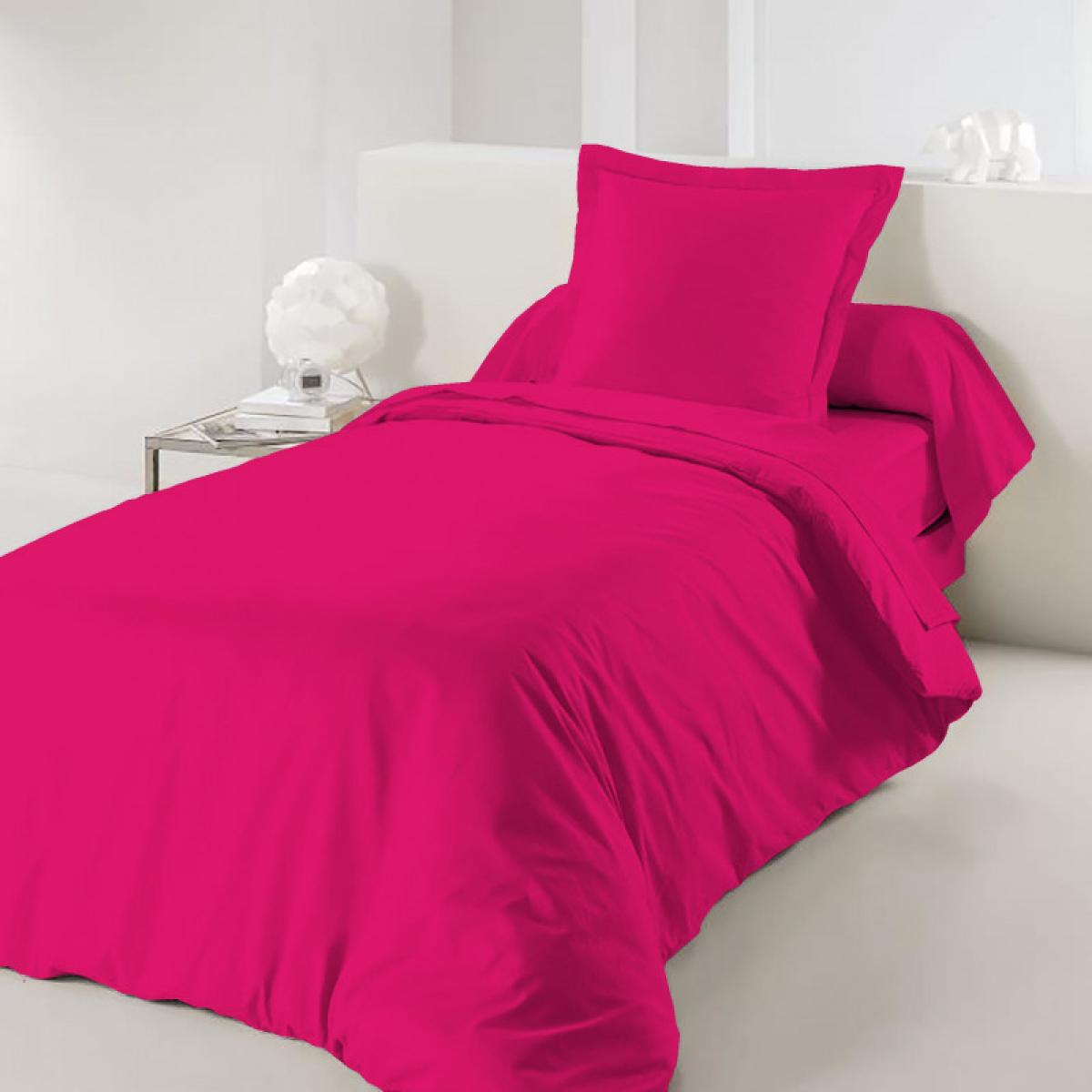 Housse de couette Fushia / 100% Coton / 57 Fils/cm²