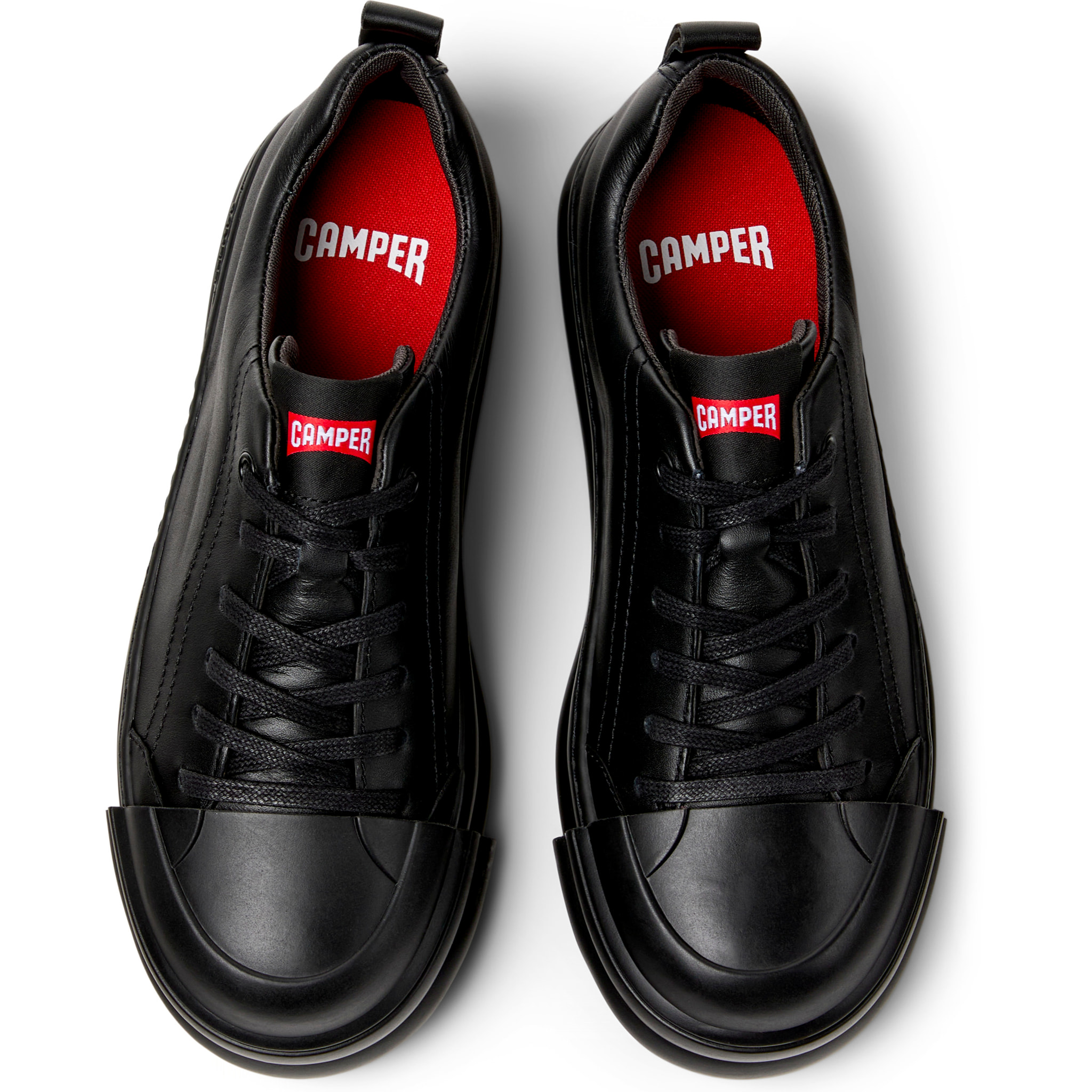 Zapatillas - CAMPER Junction Runner - Negro - Cuero liso